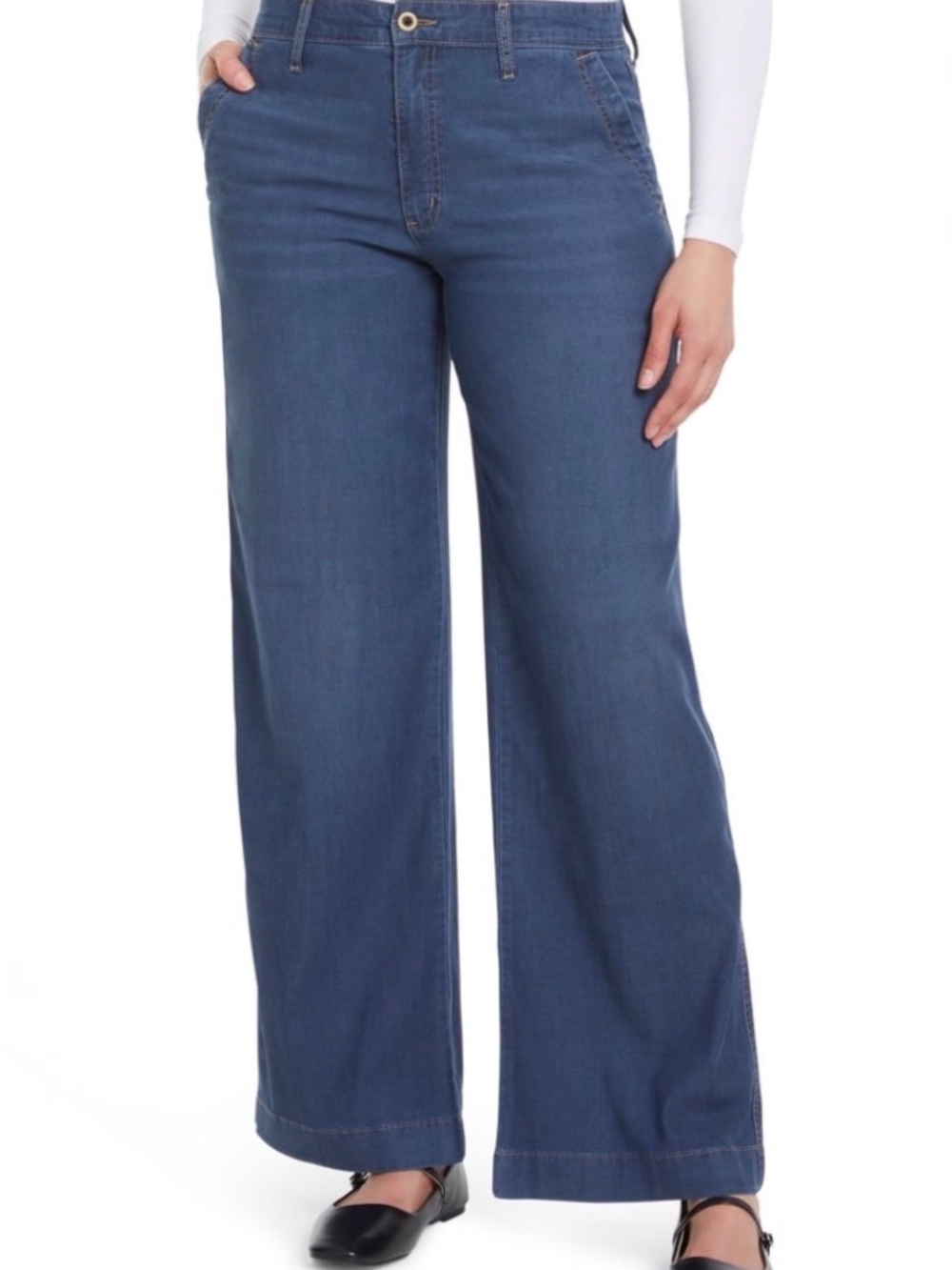Nine West Wide Leg Jeans